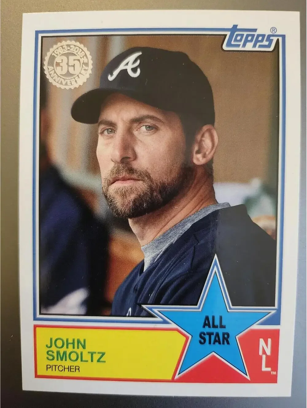 2018 Topps '83 All Stars #83AS53 John Smoltz Atlanta Braves HOF - Picture 1 of 2